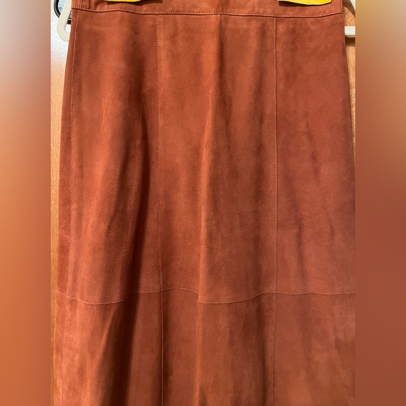 Sezane suede skirt jupe Hannah - Picture 5 of 9